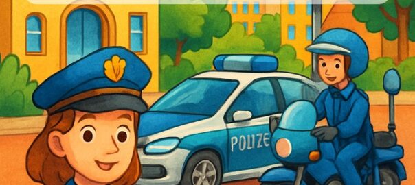 Polizei-Ausmalspaß zum Sofort-Download