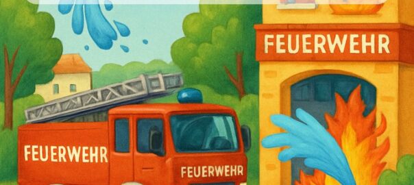 Feuerwehrspaß zum Sofort-Losmalen