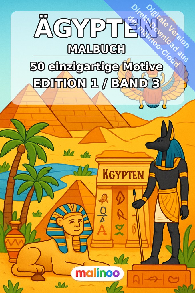 Ausmalreise ins alte Ägypten