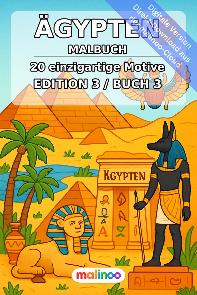 Ausmalreise ins alte Ägypten