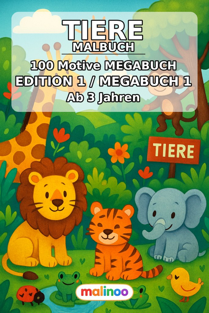 Tierische Auszeit zum Sofort-Losmalen