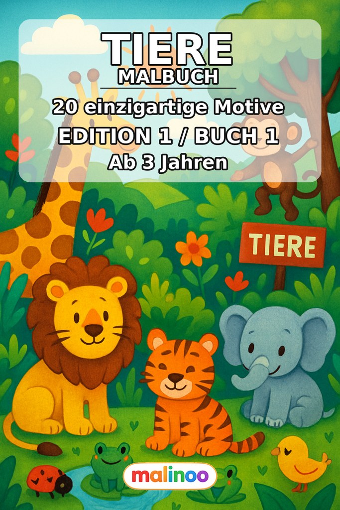 Tierischer Malspaß zum Sofortloslegen