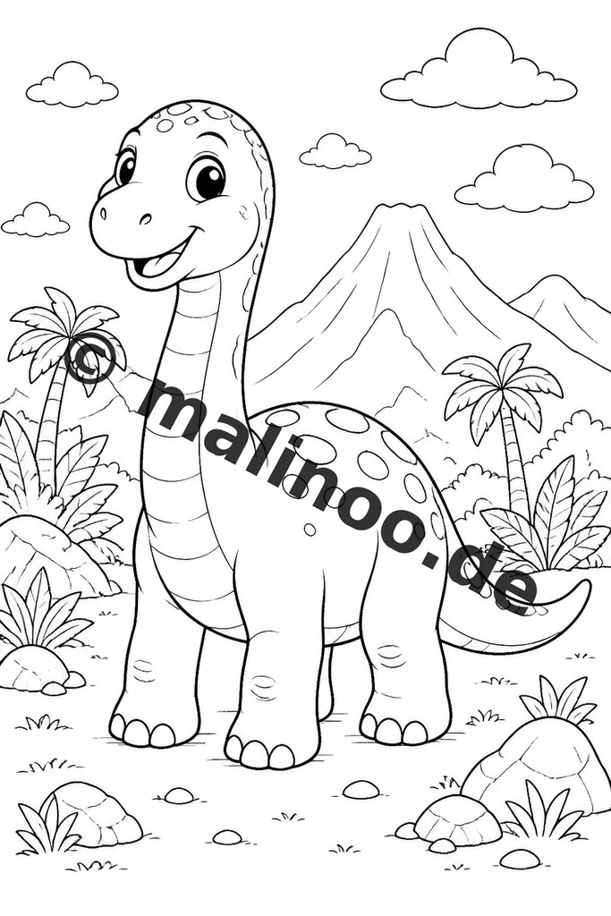 Kleine Dinos, großer Ausmalspaß