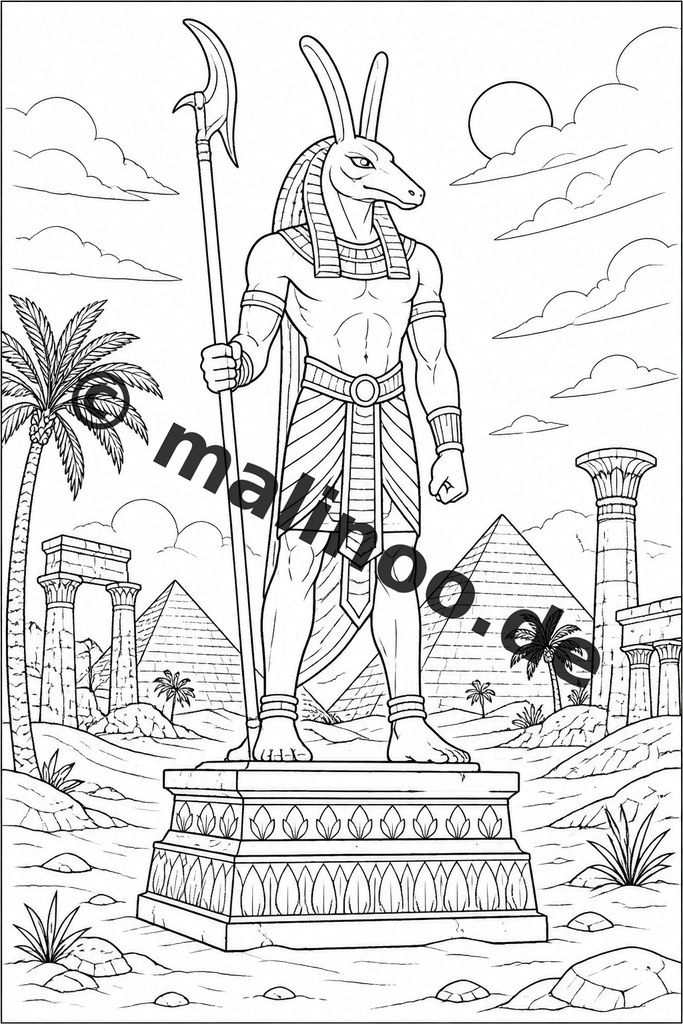 Ausmalreise ins alte Ägypten