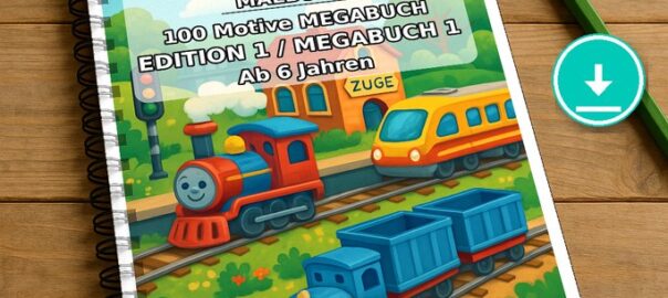 Volle Fahrt voraus beim Ausmalen